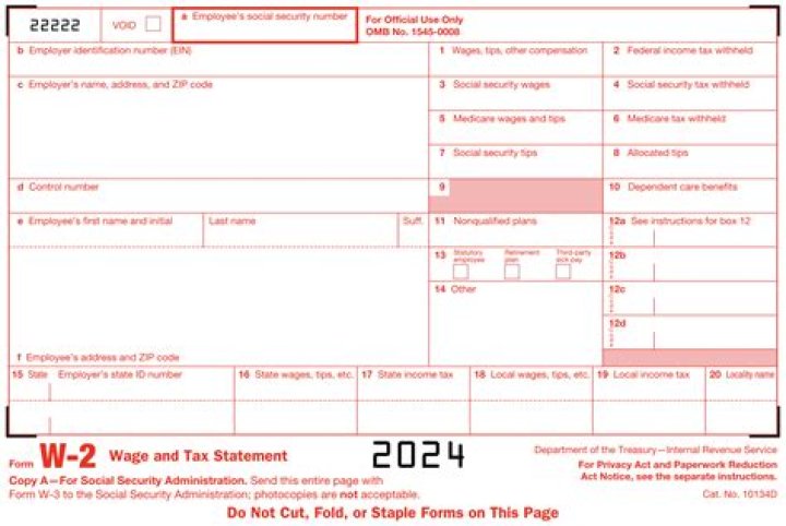 Does everyone fill out a W-2?