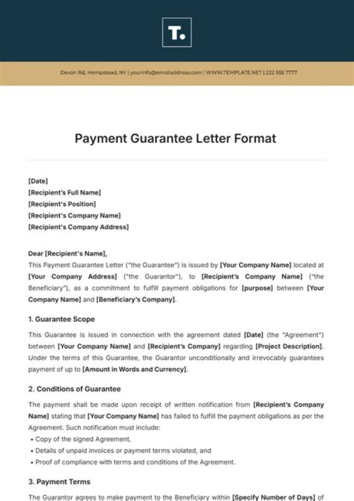 How do I report a guaranteed payment?