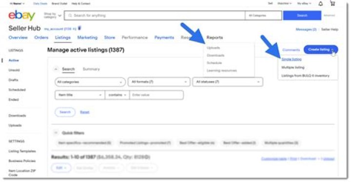 How do I start a eBay account?