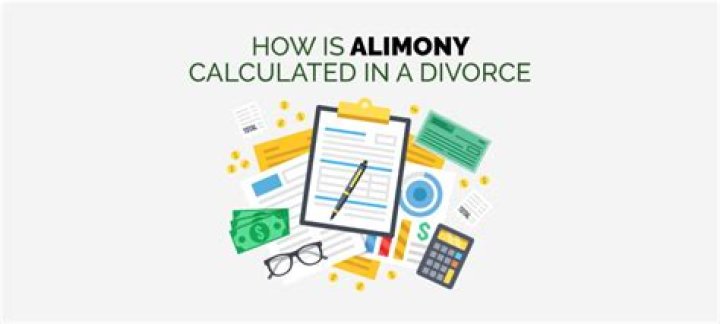 How is divorce alimony calculated?