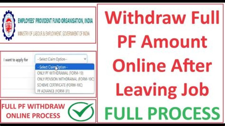 Is it possible to withdraw full PF amount?