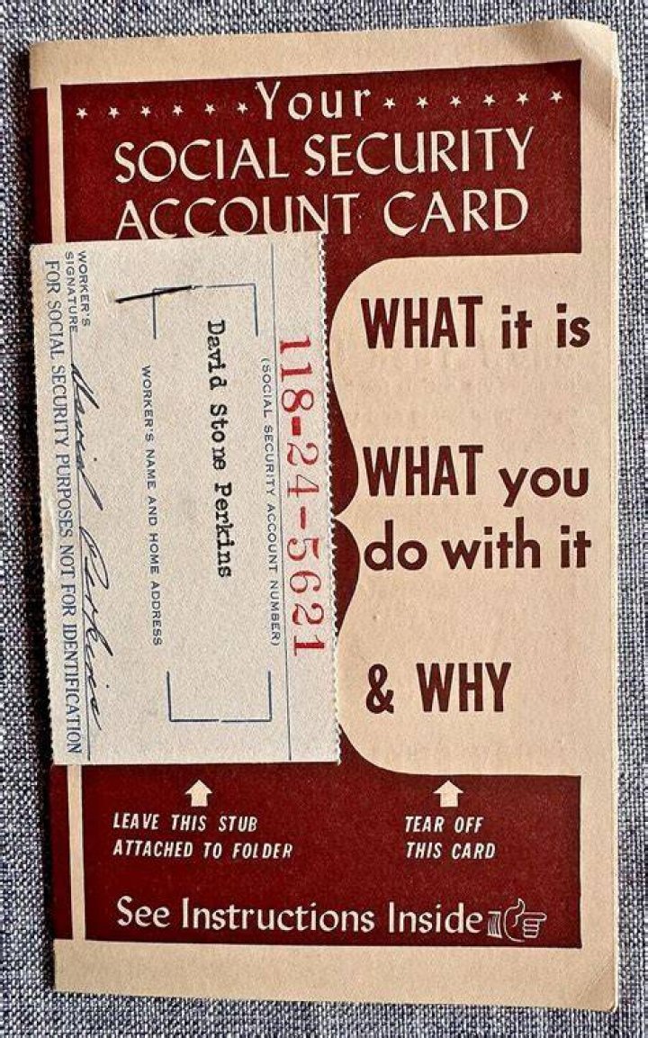 Is there a Social Security booklet?