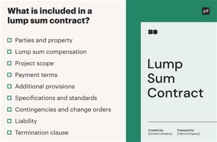What is a qualifying lump sum?