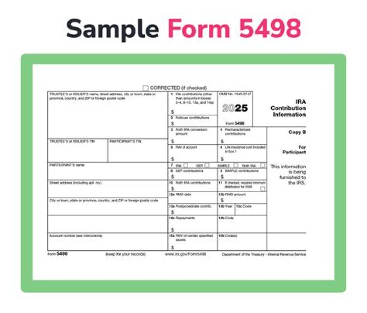 When should I expect form 5498?